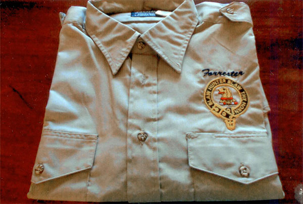 Clan Forrester Dress Shirt, Short-Sleeved