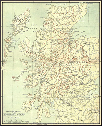 Map of Scotland